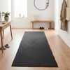 vidaXL Tapis de surface Rectangulaire Gris fonc&eacute; 80 x 250 cm Jute