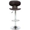 vidaXL Tabourets de bar 2 pcs marron similicuir
