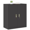 vidaXL Armoire de rangement Noir 80 x 40 x 90 cm Acier