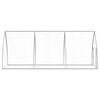 vidaXL Cage pour poules argenté 300x105x120 cm acier galvanisé