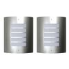 Applique murale design en m&eacute;tal (lot de 2)