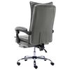 vidaXL Chaise de bureau Anthracite Similicuir