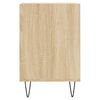 vidaXL Meuble TV Ch&ecirc;ne sonoma 100x35x55 cm Bois d'ing&eacute;nierie