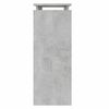vidaXL Table console Gris b&eacute;ton 80x30x80 cm Agglom&eacute;r&eacute;