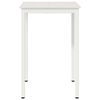 vidaXL Table de bar Blanc 110 x 55 x 105 cm Bois de pin massif