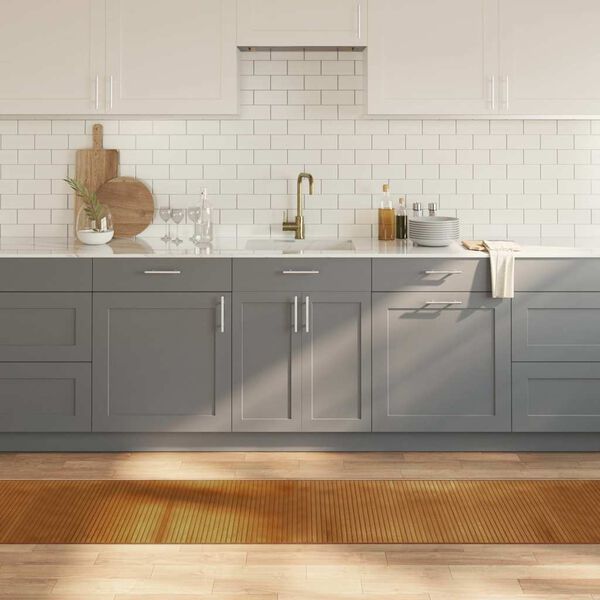 vidaXL Tapis rectangulaire marron 60x500 cm bambou