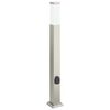 vidaXL Borne lumineuse avec sortie 80 cm en acier inoxydable IP44