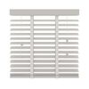 Decosol Store horizontal Bois 50 mm 60x130 cm Blanc