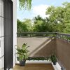 vidaXL &Eacute;cran de balcon taupe 75x800 cm 100% polyester oxford