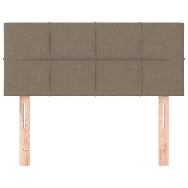 vidaXL T&ecirc;te de lit Taupe 90x5x78/88 cm Tissu