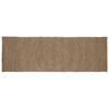 vidaXL Tapis de surface Gris 60 x 200 cm Jute