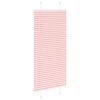 vidaXL Store pliss&eacute; rose 65x150 cm largeur du tissu 64,4 cm polyester