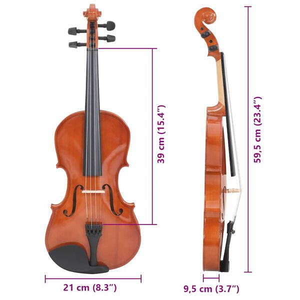 Mentonnière Violon Bois Avec Liège - Support Confortable Pour Violon 3/4 Et 4/4