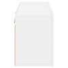 vidaXL Meuble TV mural blanc 100x30x41 cm
