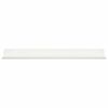 vidaXL &Eacute;tag&egrave;re flottante 4 pcs Blanc 40 x 9 x 2,5 cm Acier