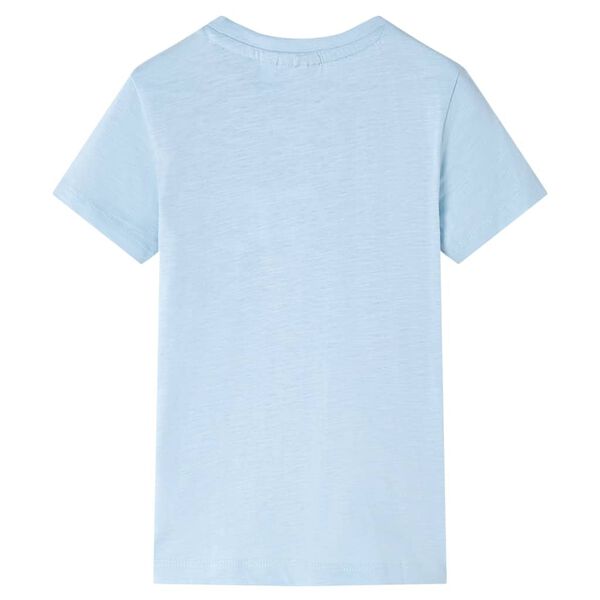 T-shirt pour enfants bleu clair 128