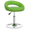 vidaXL Chaises pivotantes &agrave; manger lot de 4 vert similicuir