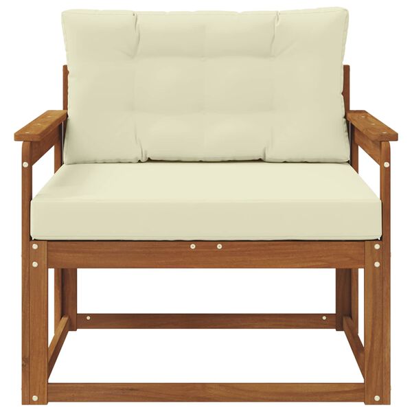 vidaXL Sofa de milieu ext&eacute;rieur Bois d'Acacia Massif Naturel