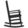 vidaXL Chaises &agrave; bascule enfants lot de 2 noir bois de peuplier massif