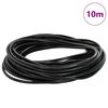 vidaXL Corde en Cuir Noir Ø2,5 mm x 10 m Cuir