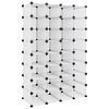 vidaXL &Eacute;tag&egrave;re &agrave; chaussures Transparent 93x36,5x140 cm PP