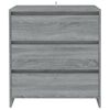 vidaXL Buffet Sonoma gris 70x41x75 cm Bois d'ingénierie