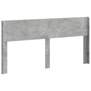 vidaXL T&ecirc;te de lit Gris b&eacute;ton PB
