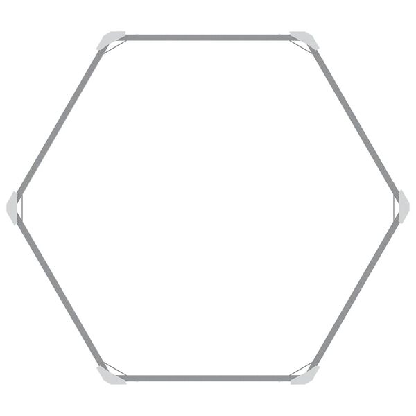 vidaXL Lit surélevé de jardin Anthracite 129x129x77 cm Acier galvanisé