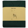 vidaXL Tissu de Table 5 pc Rond Vert fonc&eacute; &Oslash; 140 cm