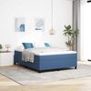 vidaXL Cadre de lit plateforme Bleu 140 x 190 cm