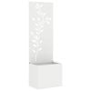 vidaXL &Eacute;cran de confidentialit&eacute; de jardin Blanc 50 x 32 x 150 cm