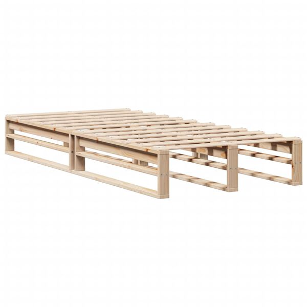 vidaXL Cadre de lit sans matelas 90x200 cm bois de pin massif