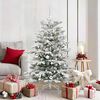 vidaXL Sapin de Noël Artificiel à Branches Articulées Blanc 150 cm