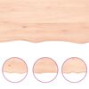 vidaXL Dessus de table 120x60x(2-4) cm bois de chêne massif non traité