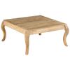 vidaXL Table basse 80x80x40 cm Bois de manguier massif