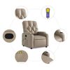 vidaXL Fauteuil de massage inclinable Cappuccino Similicuir