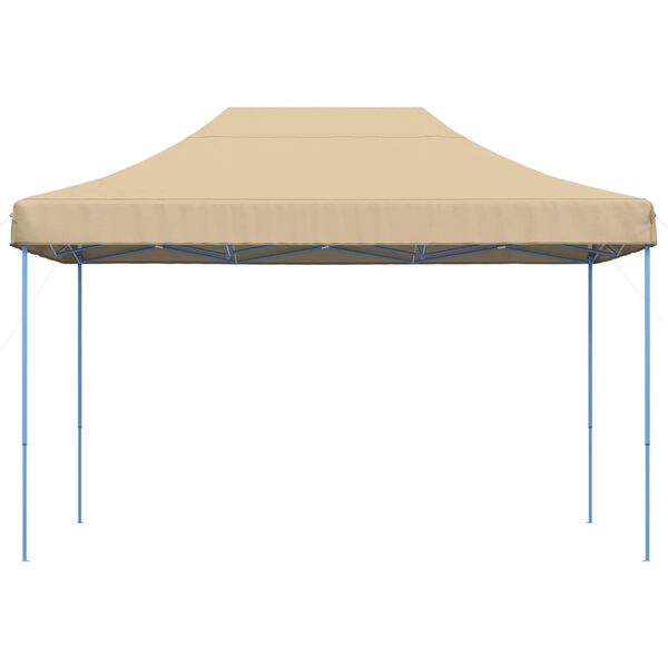 vidaXL Tente de f&ecirc;te Beige 279 x 410 x 315 cm Tissu Oxford