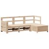 vidaXL Salon de jardin 4 pcs bois massif de pin