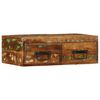 VidaXL Meuble TV mural 60x30x19 cm bois massif de r&eacute;cup&eacute;ration