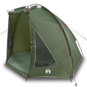 vidaXL Tente de p&ecirc;che vert olive imperm&eacute;able