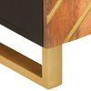 vidaXL Armoire latérale marron et noir 60x33,5x75 cm bois de manguier