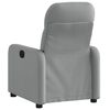 vidaXL Fauteuil inclinable Gris clair Tissu