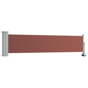 vidaXL Auvent lat&eacute;ral r&eacute;tractable de patio 60x300 cm Marron