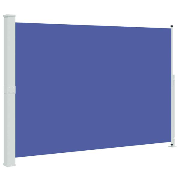 vidaXL Auvent lat&eacute;ral r&eacute;tractable de patio 200x300 cm Bleu