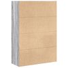 vidaXL Biblioth&egrave;que sonoma gris 80x30x114 cm bois d'ing&eacute;nierie