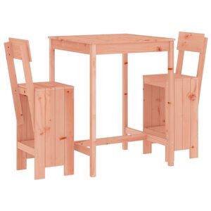 vidaXL Ensemble de bar de jardin 3 pcs bois massif de Douglas
