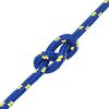 vidaXL Corde de bateau Bleu 12 mm 100 m Polypropylène