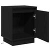 vidaXL Cabinet de chevet Ch&ecirc;ne noir 39 x 34,5 x 50 cm