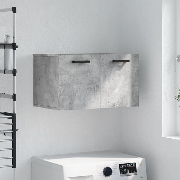 vidaXL Armoire murale Gris b&eacute;ton 60x36,5x35 cm Bois d'ing&eacute;nierie