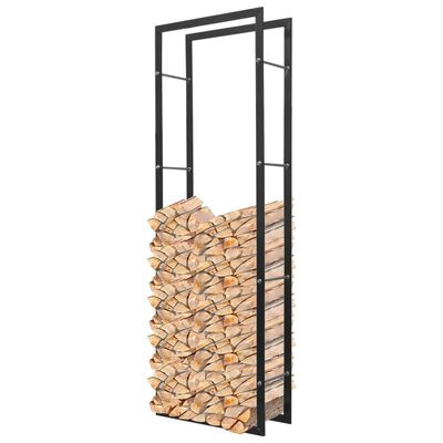 vidaXL Portant de bois de chauffage rectangulaire 150 cm